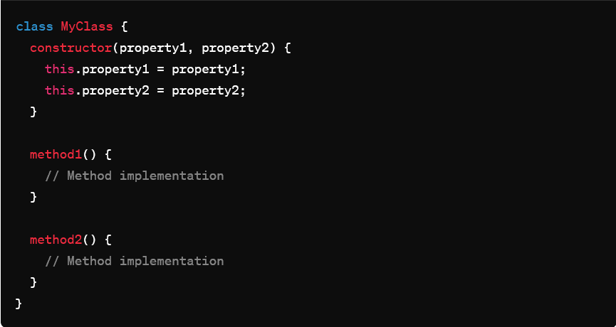 What is class in JavaScript ? How to define and use it?